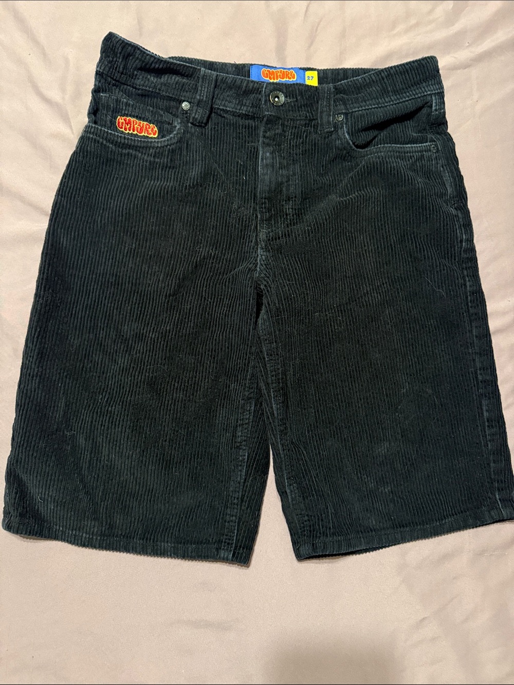 Empyre Black Corduroy Men’s Shorts 27